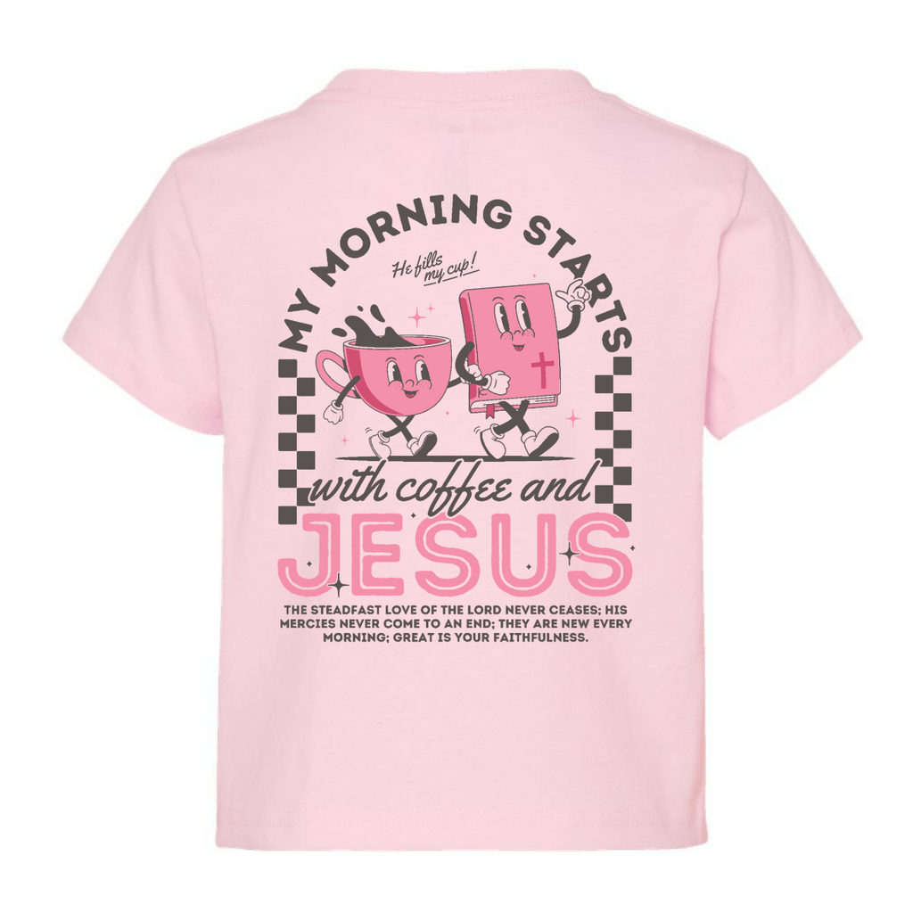 Coffee & Jesus Toddler Tee