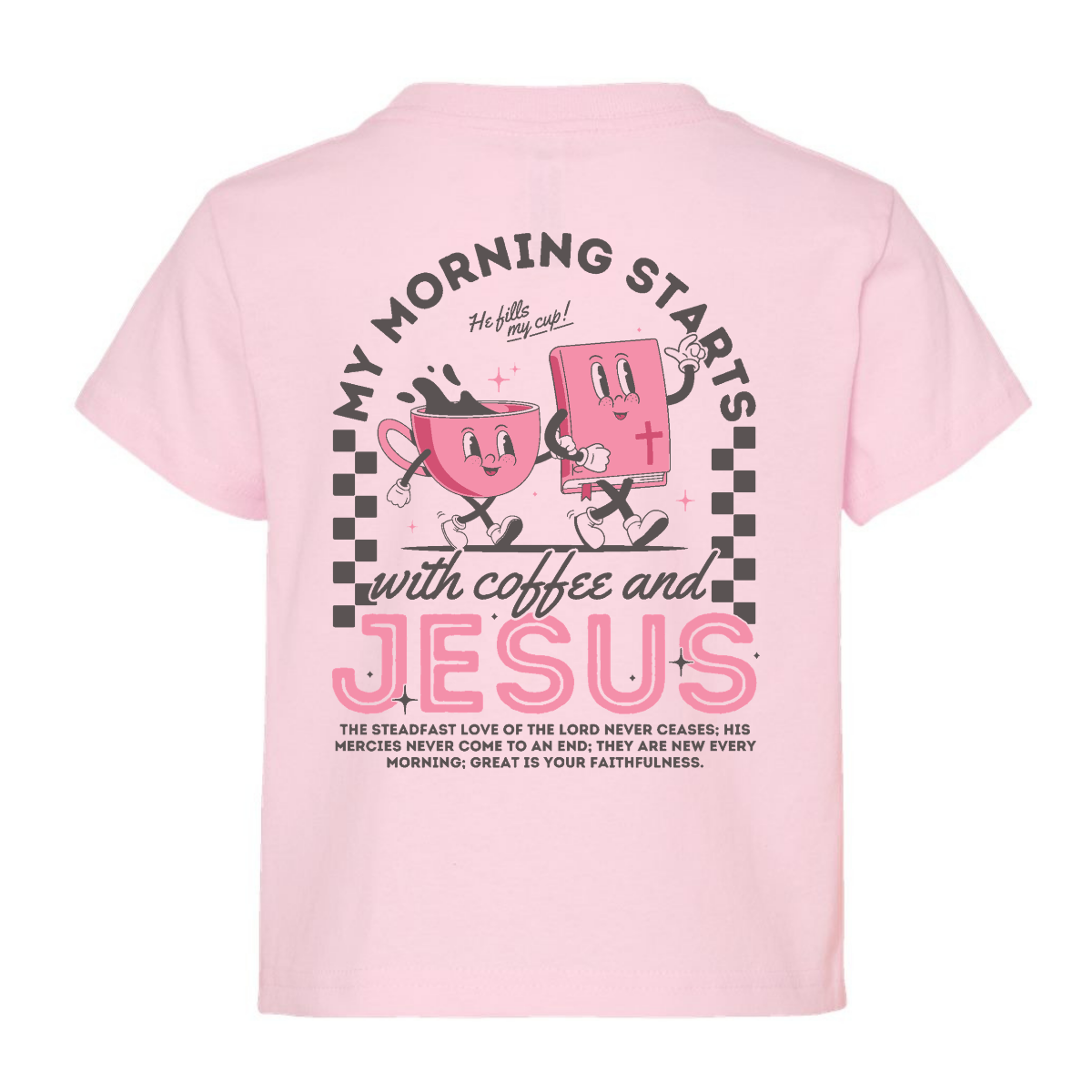 Coffee & Jesus Toddler Tee